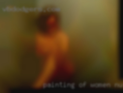 Painting of women making sexfat nude sexy.